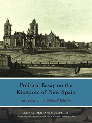 cover image of Political Essay on the Kingdom of New Spain, Volume 2